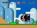SMW Big Mario on Yoshi+Banzai Bill