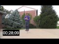 Rubik's Cube Solved WHILE POGO STICKING!