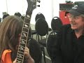 great artist - strangest fretboard we�ve ever seen! sorry for the background noise!!