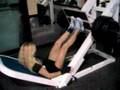 Leg Press a Lot of Fake Plates Funny