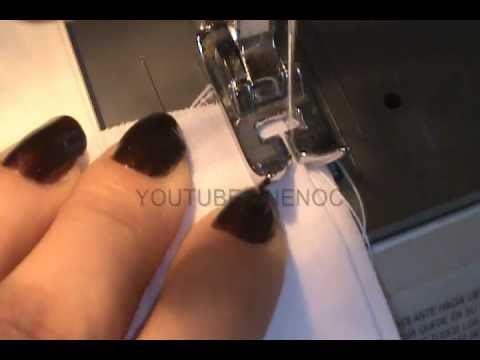 COMO HACER UNA BASTILLA COSTURA INVISIBLE EN MAQUINA DE COSER, COSTURA FACIL
