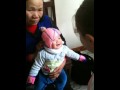 Petra playing with Nate