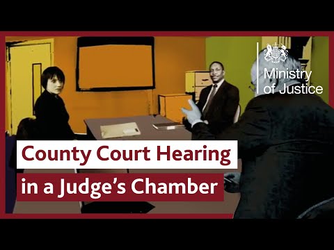 in chambers - What happens when you're in a dispute over a sum of money and the trial happens in the judge's chambers, instead of a courtroom. More information at www.dire...