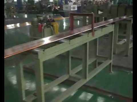 HORMESA CONTINUOUS EXTRUSION MACHINE FOR COPPER BUS BAR HORMESA CONTINUOUS EXTRUSION MACHINE FOR COPPER BUS BAR