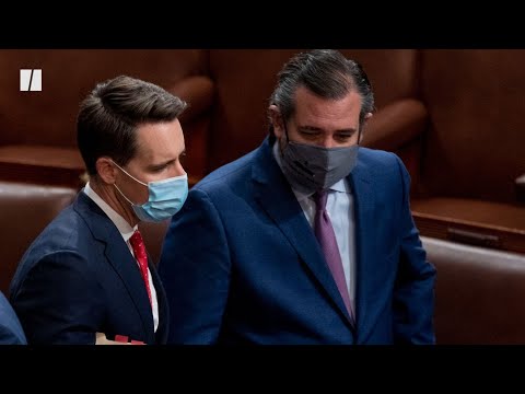 Calls Grow For Republican Senators Josh Hawley & Ted Cruz To Resign