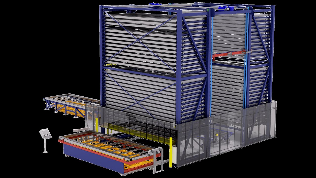 MS Tower supplying sheet metal for efficient production workflows