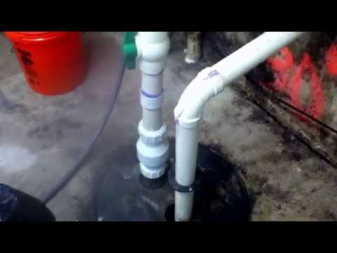 how to repair a sewage ejector pump