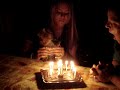 Singing happy birthday to leo
