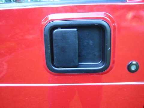 how to remove jeep yj door handle