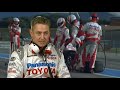 Toyota F1 on race track / pit stops