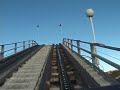 Six Flags Magic Mountain Colossus Wooden Roller Coaster POV