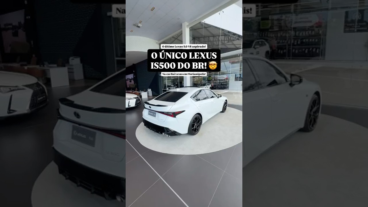 O ÚNICO LEXUS IS500 do BRASIL! 🤯