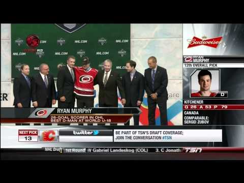 Ryan Murphy Drafted 12th by the Carolina Hurricanes (2011 NHL Draft)