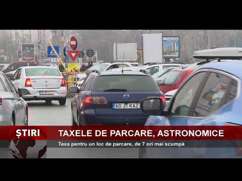 Taxa pentru un loc de parcare în București, de 7 ori mai scumpă