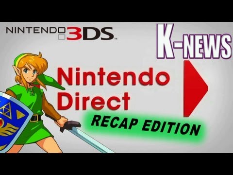 K-News - Earthbound Wii U & NEW Zelda 3DS Announced!