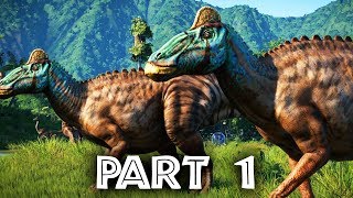 Jurassic World Evolution — видео геймплея
