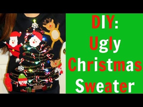 how to make ugly christmas sweater
