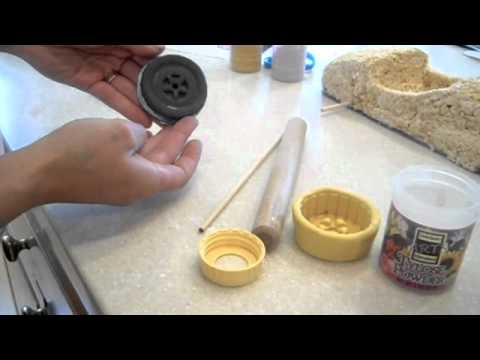 how to attach rice krispies to cake