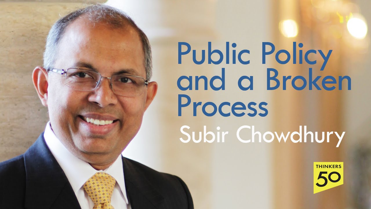 Public Policy and a Broken Process