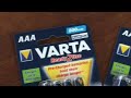 Varta Rechargeable Battery Types