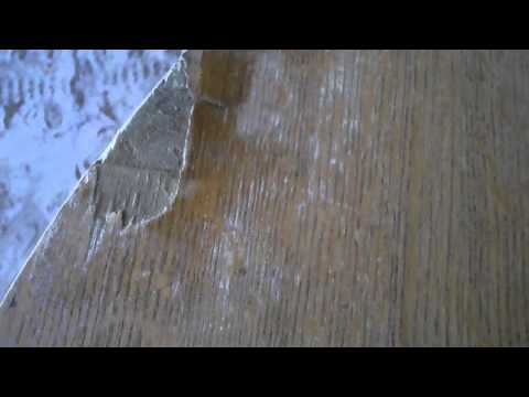 how to repair oak veneer table top