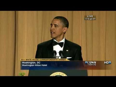 obama at the 2011 white house correspondents dinner posted in fun by ...