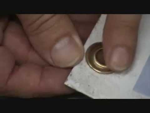 how to fasten grommets