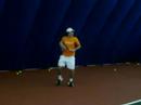 playing tennis