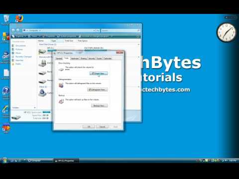 how to perform check disk
