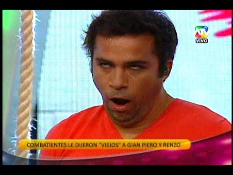 COMBATE Renzo Schuller se molesta con los combatientes 15/04/14