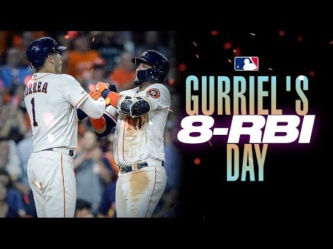 Video: Yuli Gurriel's record-tying 8-RBI day in Houston