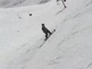 Snowboarding in trois vallees