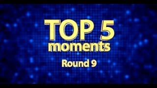 «Топ 5» ойын сәттерді раунд 9