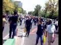 New rally in Tehran and an observer helicopter on Hejab St. Friday 07/17