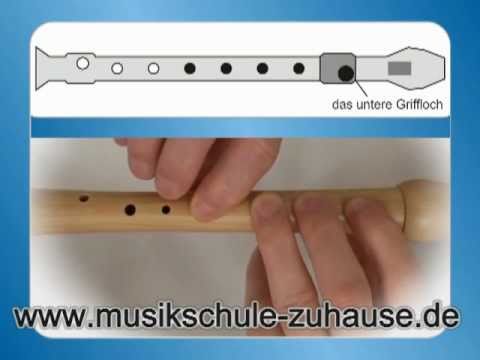 Blockflöte lernen - Lektionen
