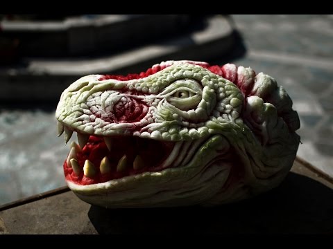 Escultura em Melancia