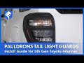 video thumbnail: Pauldrons Tail Light Guards Fit 2014-2024 Toyota 4Runner | No Drilling Required | TG-TG7T87778-nAd8Y4RpYqE