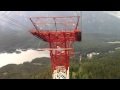 Zugspitze, Eibsee-Seilbahn, Talfahrt in Echtzeit