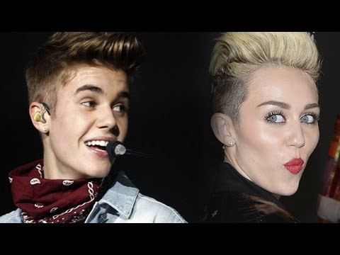 Justin - Listen to the full interview: http://bit.ly/11MSwil Subscribe to ClevverTV: http://ow.ly/ktrcX Miley Cyrus confirms a Justin Bieber music collab! So we first...