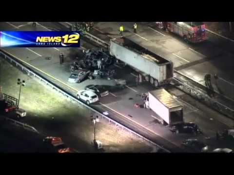 haul truck crash - See Video.