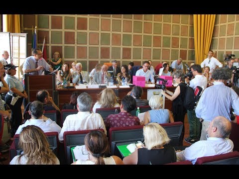 Consiglio Comunale di Pisa - Seduta consiliare di insediamento del 17 luglio 2018