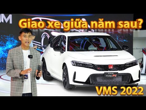 Khám phá nhanh Honda Civic Type R 2023 chính hãng tại gian hàng Honda, giá chưa công bố| Xế Cộng VMS