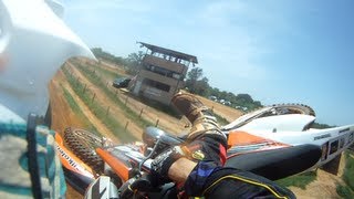 Railing so hard, it might hurt your feelings: 2012 KTM 250SX: Derek Howerton: Cycle Ranch MX