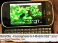 T-Mobile Motorola Cliq Android Phone Hands-On