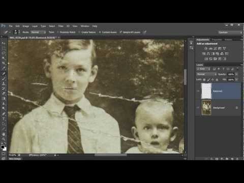 how to repair photos in photoshop