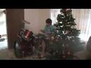 Justin X on drums