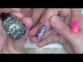 BIRTHDAY NAILS FOR A DIVA Pink Glow in the Dark Nails Bows Robin Moses Nail Art Tutorial Design 680