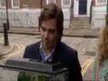 Matt Berry offers to carry a young woman's fish tank