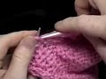 Combination Knit & Purl Ribbing