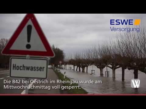 Impressionen vom aktuellen Hochwasser Januar 2018